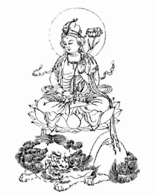 古鉄塗金 文殊菩薩座像 獅子 乾隆年製刻印 卯年守り本尊 伝世品