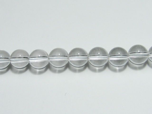 最高級 天然 水晶 8mm ネックレス　60cm