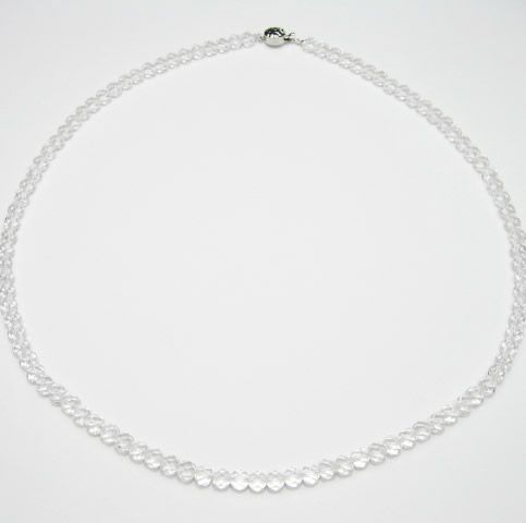 水晶ネックレスカット パワーストーンネックレス