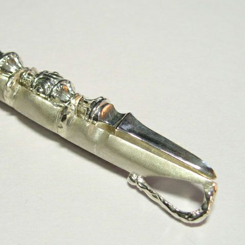 密教法具・銀のお守り・独鈷杵ペンダントネックレス