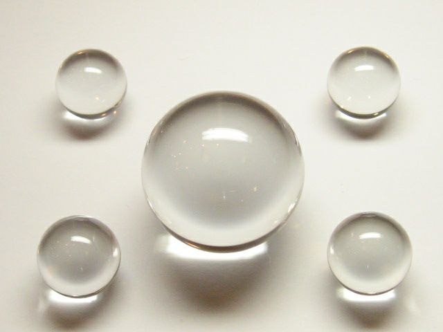 土地の四隅に水晶玉を埋めてお清め浄化する水晶玉1.2寸セット