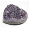 パワーストーンのアメジストクラスターハート型/紫水晶原石