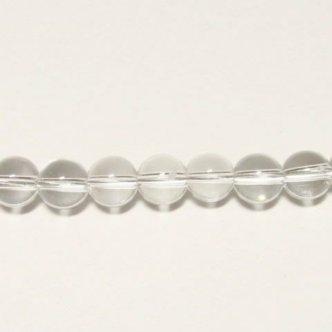本物の水晶ネックレス6mm丸 40cm・50cm・60cm ／天然石のPAX