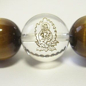 【文殊菩薩】卯年の干支守護神・守護石 ・十二支守り本尊タイガーアイブレスレット