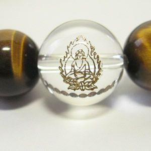 干支梵字「阿弥陀如来 キリーク」最高級天然 水晶10mm数珠
