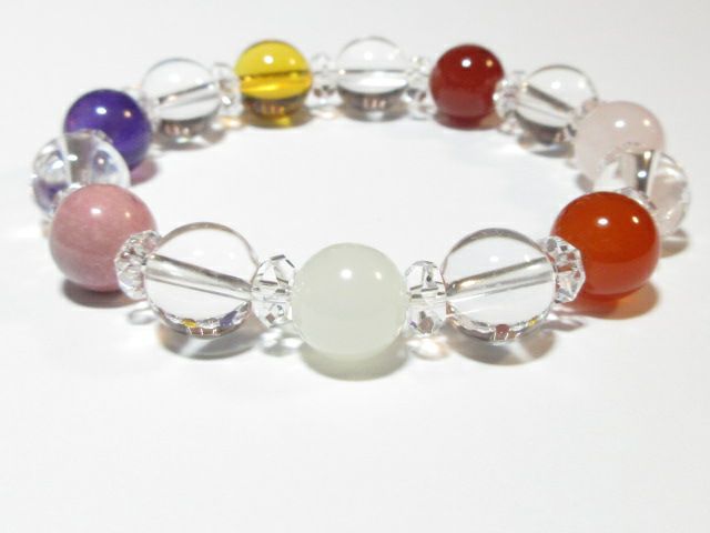 厄年の女性のために、恋愛運・結婚運・家内安全の七色厄除け女性のためのブレスレット