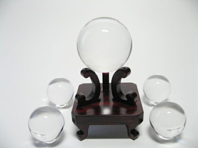 四方地鎮 魔除け水晶玉47.7mmセット