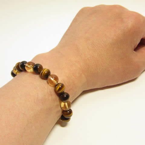 メンズパワーストーンタイガーアイブレスレット