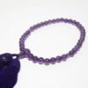 パワーストーン念珠女性用の紫水晶(アメジスト)数珠