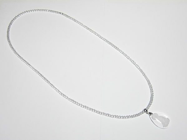 パワーストーンの観音様水晶ネックレス