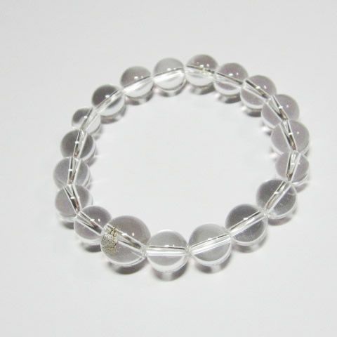 勢至菩薩 午年の干支守護石 ・水晶パワーストーンブレスレット