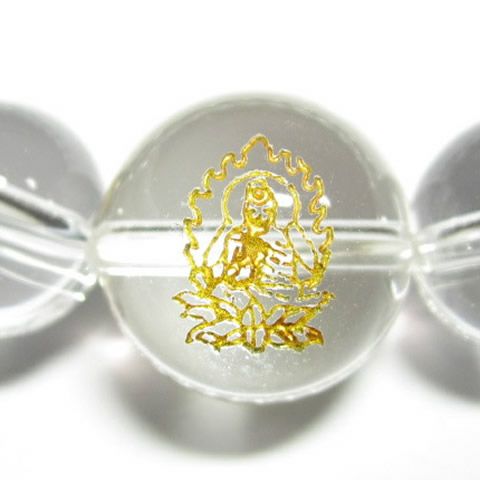 干支守護石【大日如来 未年・申】水晶ブレス