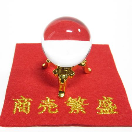 商売繁盛のお守り水晶玉