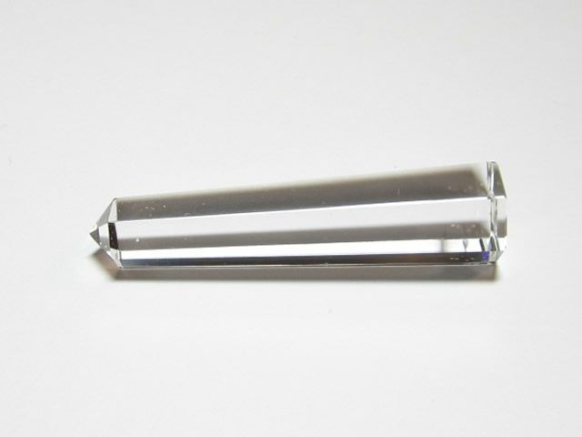 水晶六角柱ポイント50mm
