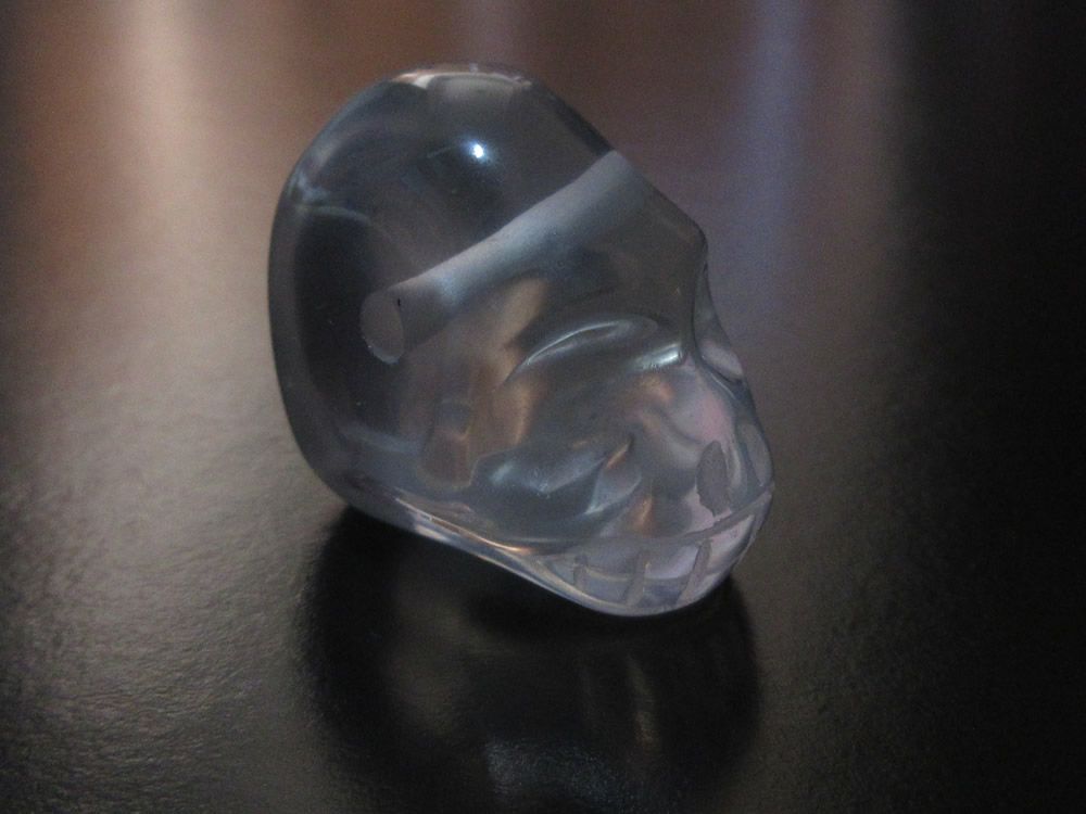 水晶ドクロ 大白