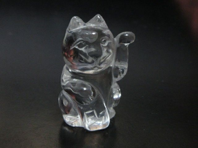 水晶 招き猫 04