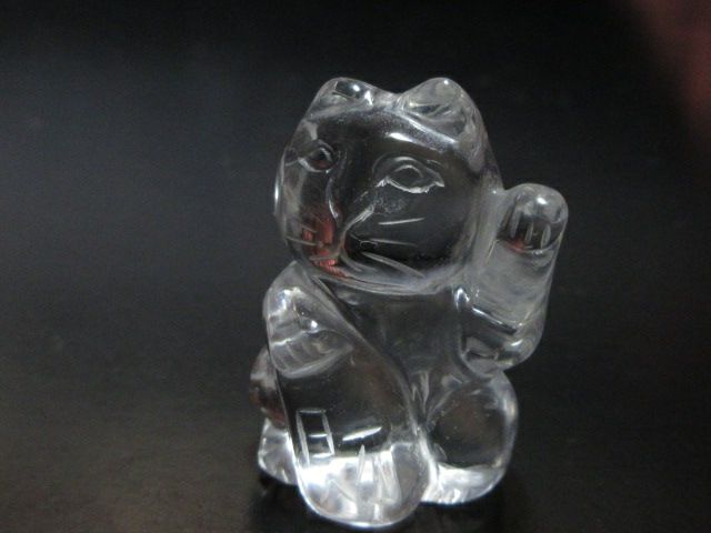 水晶 招き猫 04