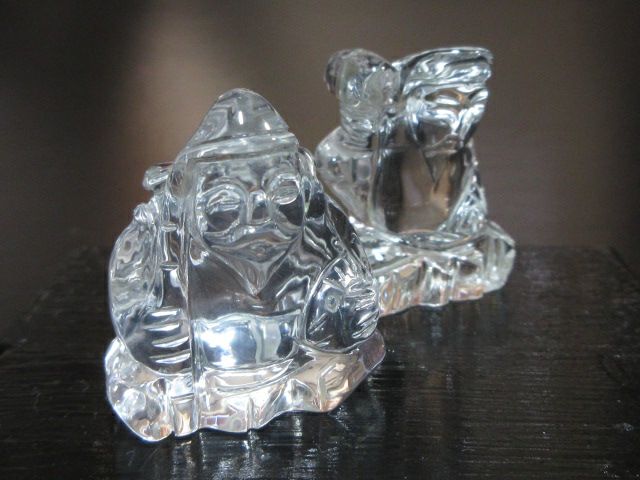 水晶の恵比寿様　水晶の大黒様